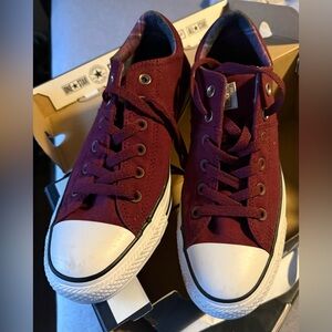 Converse Maroon Canvas High-Tops